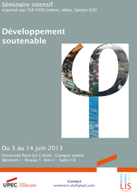 affiche séminaire intensif